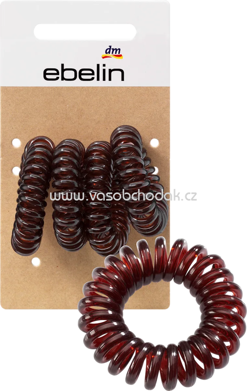 ebelin Haargummis Spirale klein braun, 4 St ebelin Haargummis Spirale klein braun, 4 St