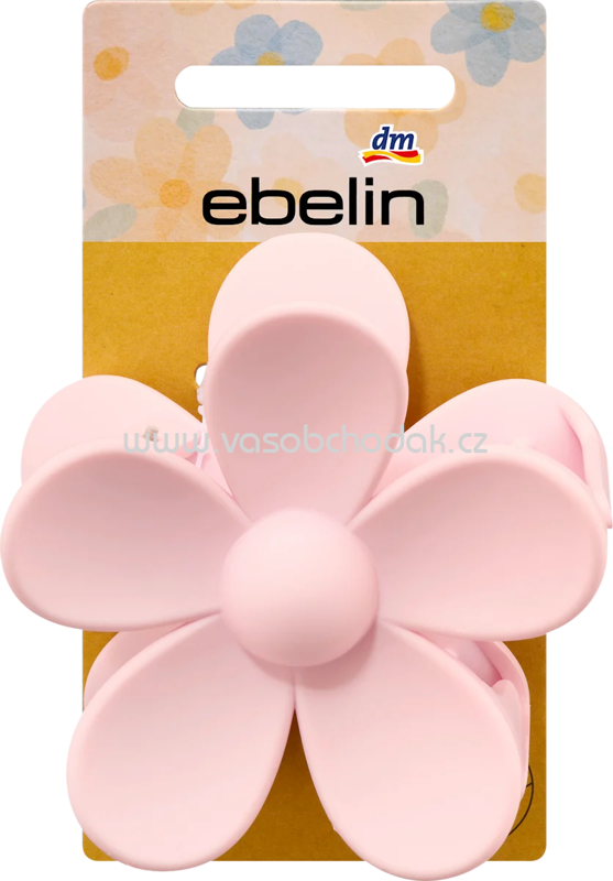 ebelin Haarklammer Blume, rosa, 1 St ebelin Haarklammer Blume, rosa, 1 St