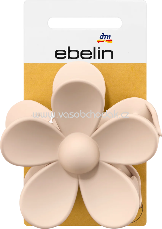 ebelin Haarklammer Blume beige, 1 St ebelin Haarklammer Blume beige, 1 St