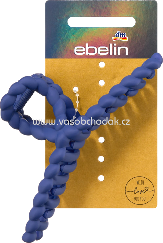 ebelin Haarklammer Bubble-Optik, blau, 1 St ebelin Haarklammer Bubble-Optik, blau, 1 St