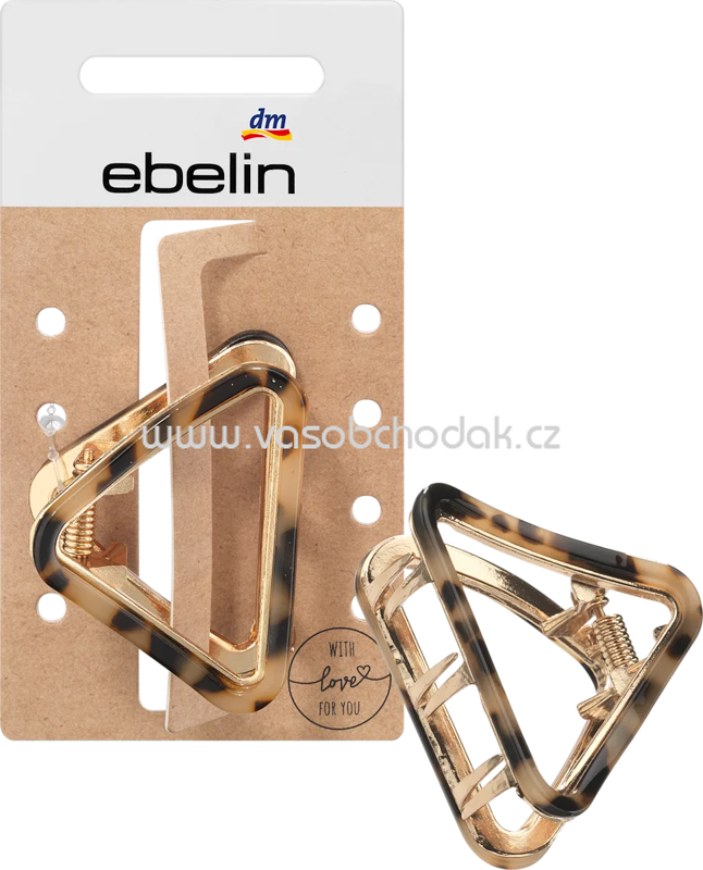 ebelin Haarklammer Dreieck T-Shell Optik, 1 St ebelin Haarklammer Dreieck T-Shell Optik, 1 St