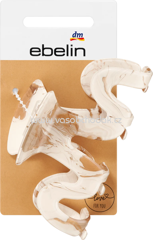 ebelin Haarklammer Kaffee-Optik, 1 St ebelin Haarklammer Kaffee-Optik, 1 St