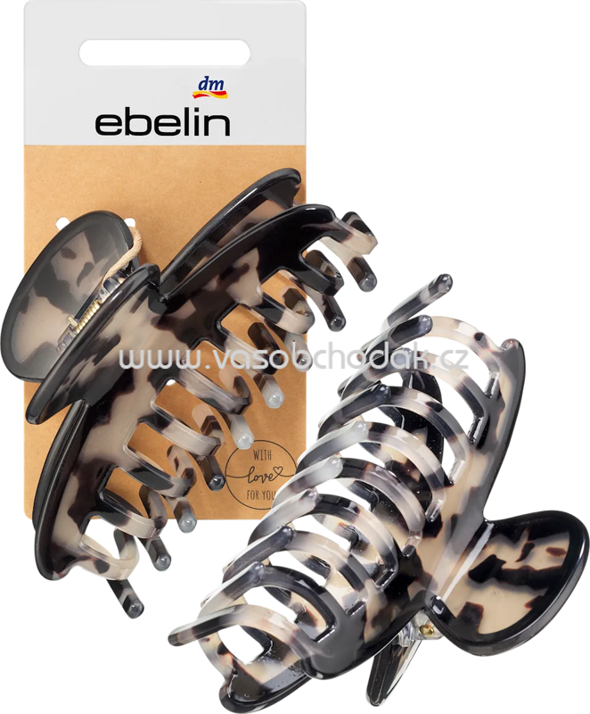 ebelin Haarklammer Leo-Optik, groß, 1 St ebelin Haarklammer Leo-Optik, groß, 1 St