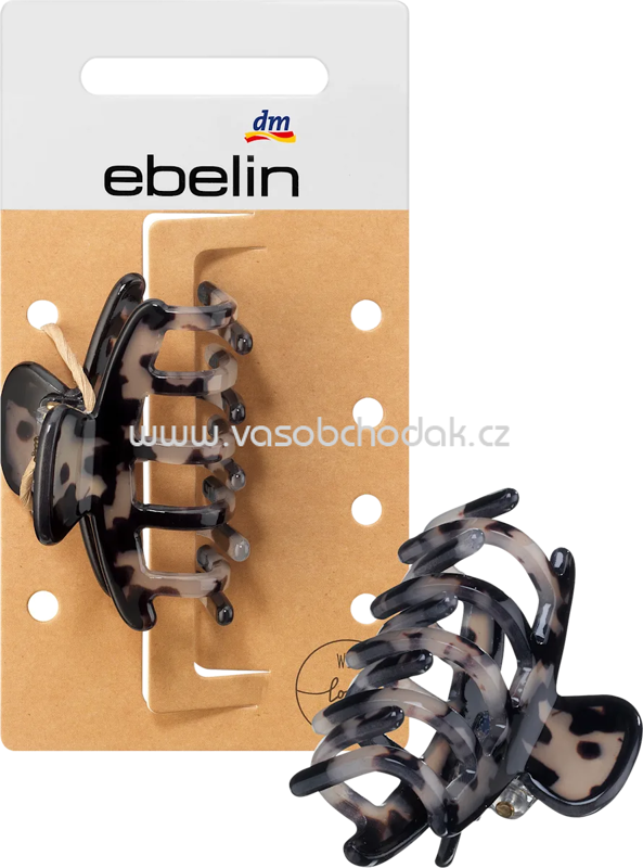 ebelin Haarklammer Leo-Optik, klein, 1 St ebelin Haarklammer Leo-Optik, klein, 1 St