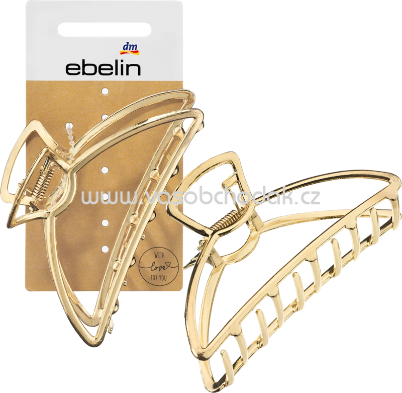 ebelin Haarklammer Metall Gold-Optik, 1 St ebelin Haarklammer Metall Gold-Optik, 1 St