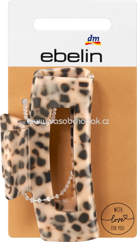 ebelin Haarklammer mit Pünktchen, 1 St ebelin Haarklammer mit Pünktchen, 1 St