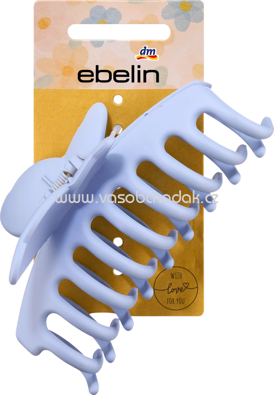 ebelin Haarklammer mit Schmetterling, blau, 1 St ebelin Haarklammer mit Schmetterling, blau, 1 St