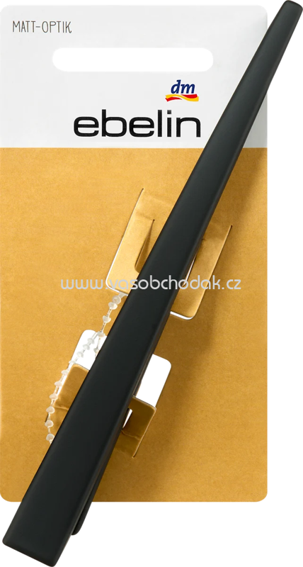 ebelin Haarklammer schwarz matt, 1 St ebelin Haarklammer schwarz matt, 1 St
