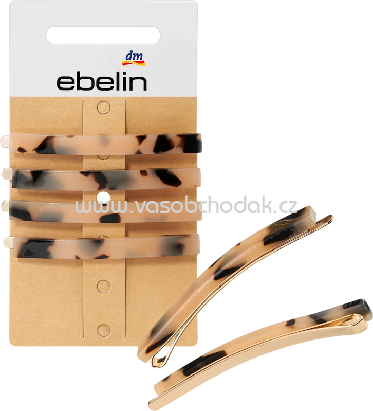 ebelin Haarklemmen braun, 4 St ebelin Haarklemmen braun, 4 St