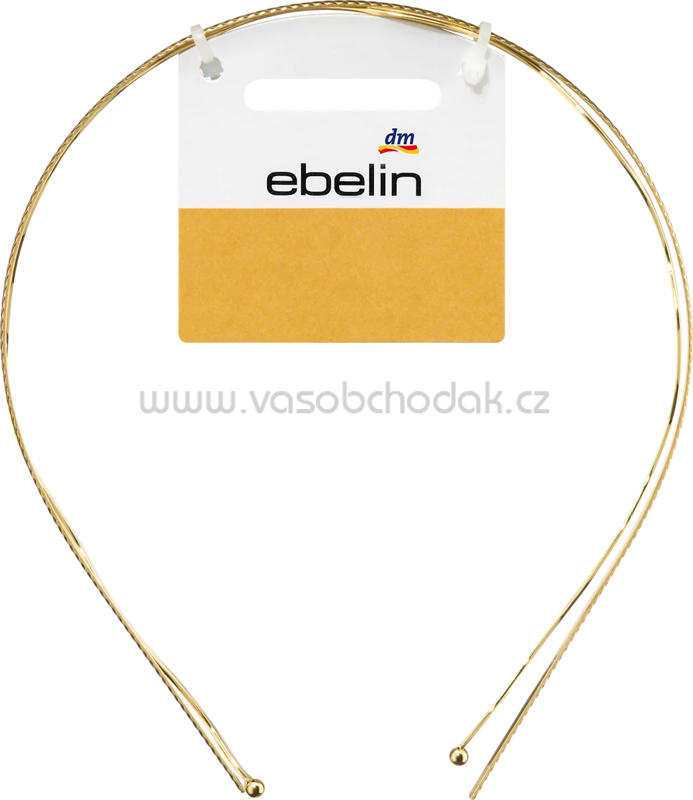 ebelin Haarreifen Gold-Optik, 2 St ebelin Haarreifen Gold-Optik, 2 St