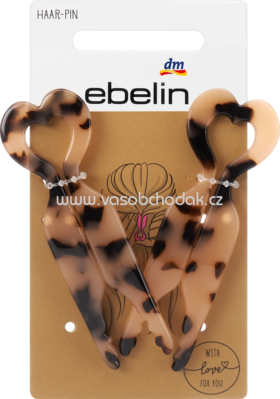 ebelin Haar-Pins, 2 St ebelin Haar-Pins, 2 St