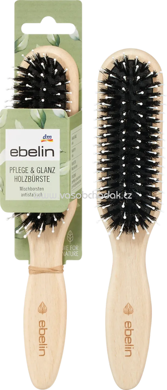 ebelin Haarbürste Holz Pflege & Glanz, schmal, 1 St ebelin Haarbürste Holz Pflege & Glanz, schmal, 1 St