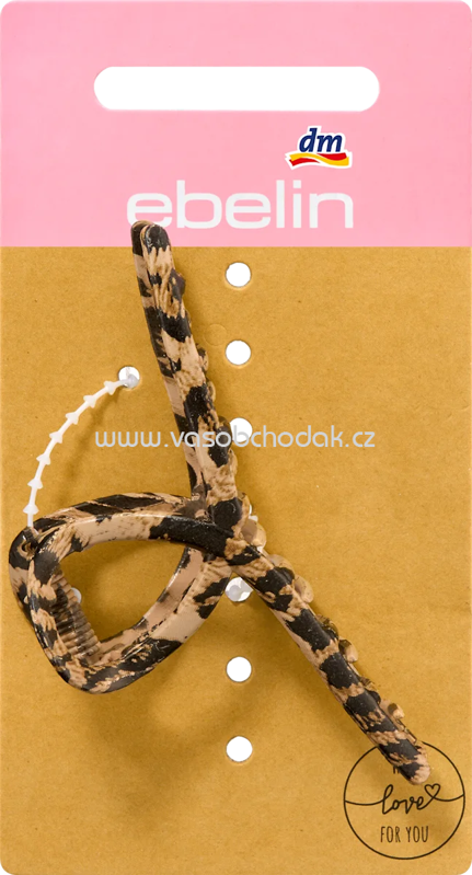 ebelin Haarklammer Loop Leo-Print, 1 St ebelin Haarklammer Loop Leo-Print, 1 St