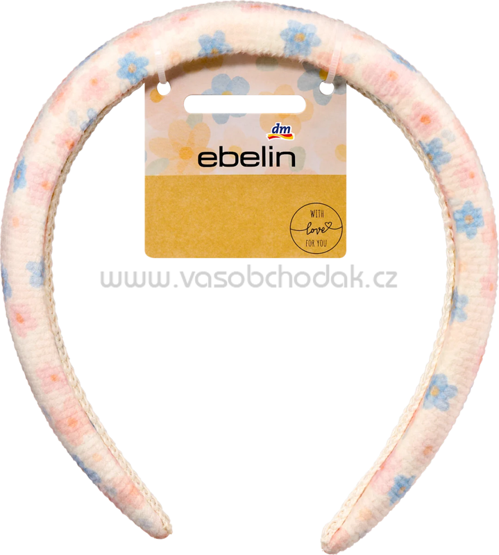 ebelin Haarreif mit Blumen-Motiv, 1 St ebelin Haarreif mit Blumen-Motiv, 1 St