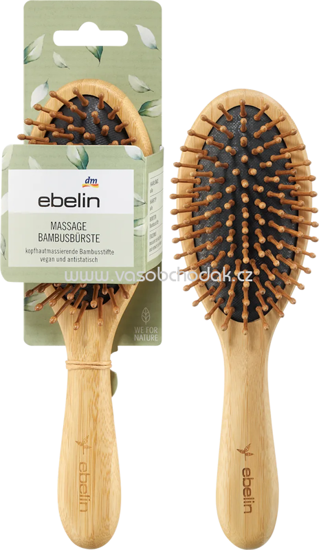 ebelin Kopfmassagebürste Bambus, 1 St ebelin Kopfmassagebürste Bambus, 1 St
