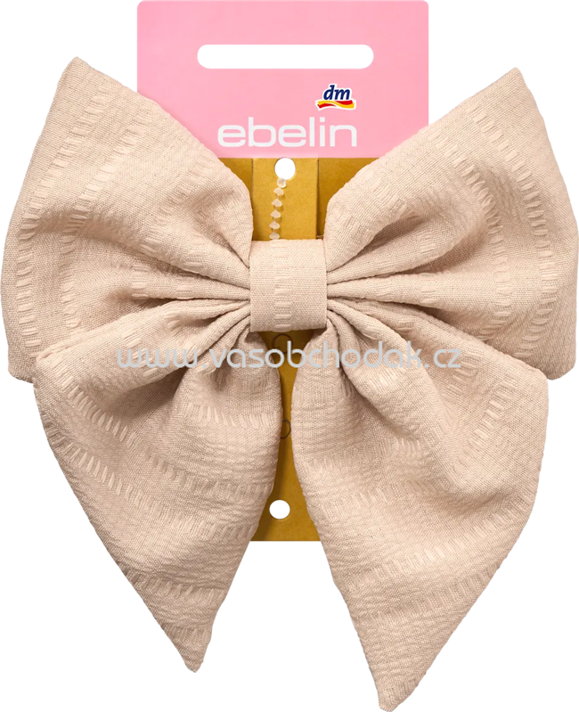 ebelin Patentspange Schleife, beige, 1 St ebelin Patentspange Schleife, beige, 1 St