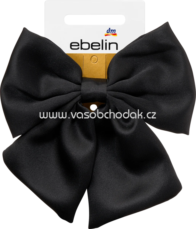 ebelin Patentspange Schleife schwarz, 1 St ebelin Patentspange Schleife schwarz, 1 St