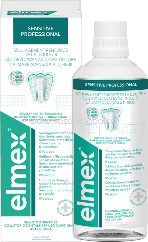 elmex Mundspülung Sensitive Professional, 400 ml elmex Mundspülung Sensitive Professional, 400 ml