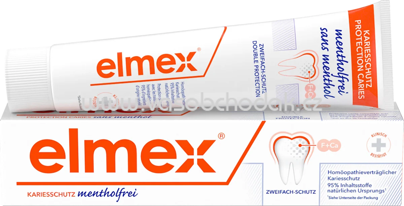 elmex Zahnpasta Kariesschutz mentholfrei, 75 ml elmex Zahnpasta Kariesschutz mentholfrei, 75 ml