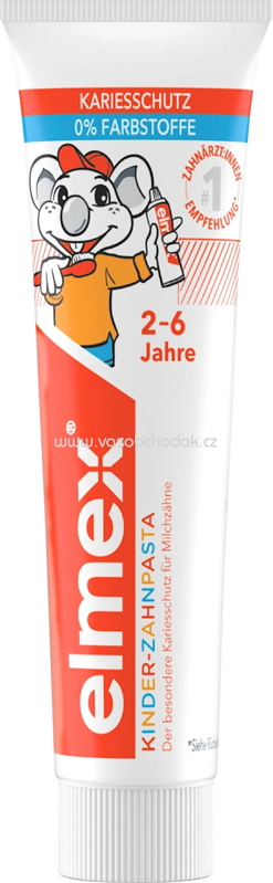 elmex Zahnpasta Kinder, 2-6 Jahren, 12 ml elmex Zahnpasta Kinder, 2-6 Jahren, 12 ml