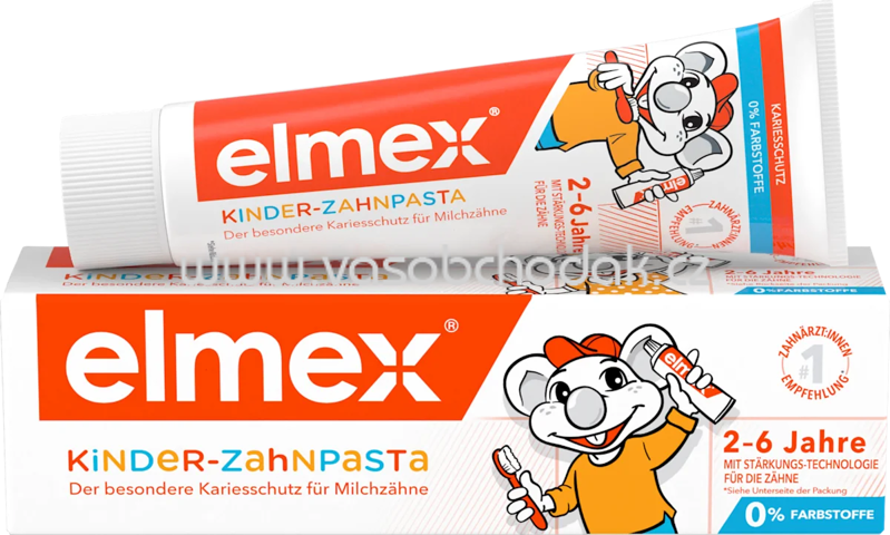 elmex Zahnpasta Kinder, 2-6 Jahren, 50 ml elmex Zahnpasta Kinder, 2-6 Jahren, 50 ml