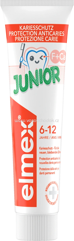 elmex Zahnpasta Kinder Junior, 6-12 Jahren, 12 ml elmex Zahnpasta Kinder Junior, 6-12 Jahren, 12 ml
