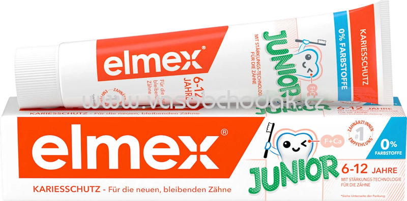 elmex Zahnpasta Kinder Junior, 6-12 Jahren, 75 ml elmex Zahnpasta Kinder Junior, 6-12 Jahren, 75 ml
