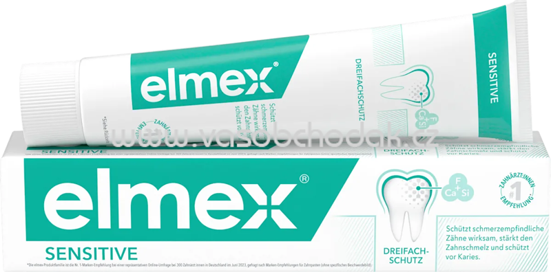 elmex Zahnpasta Sensitive, 75 ml elmex Zahnpasta Sensitive, 75 ml