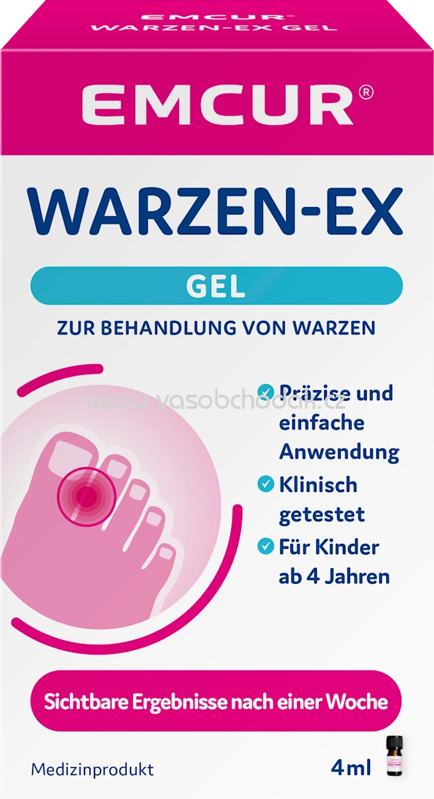 EMCUR Warzen-Ex Gel, 4 ml EMCUR Warzen-Ex Gel, 4 ml