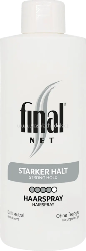 Final Net Haarspray Duftneutral, Nachfüllpack, 125 ml