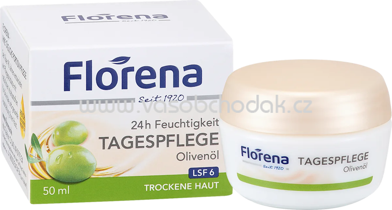 Florena Gesichtscreme Olivenöl, 50 ml