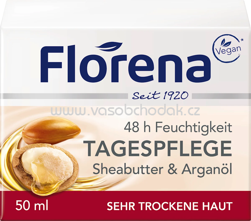 Florena Gesichtscreme Sheabutter, 50 ml Florena Gesichtscreme Sheabutter, 50 ml