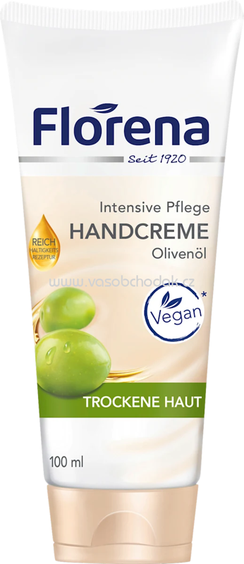 Florena Handcreme Olivenöl, 100 ml Florena Handcreme Olivenöl, 100 ml