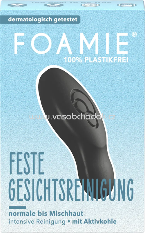Foamie Feste Gesichtsreinigung Too Coal to Be True, 60 g Foamie Feste Gesichtsreinigung Too Coal to Be True, 60 g