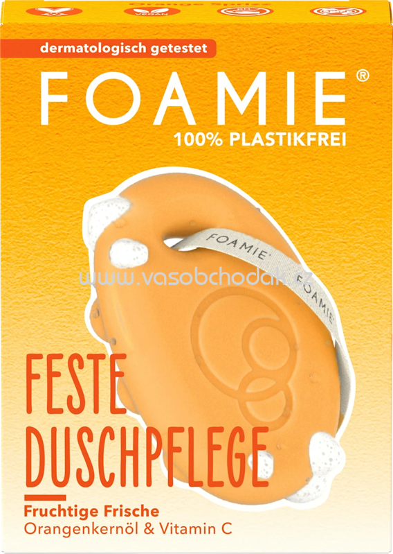 Foamie Festes Duschgel Fruchtige Frische, 80 g Foamie Festes Duschgel Fruchtige Frische, 80 g