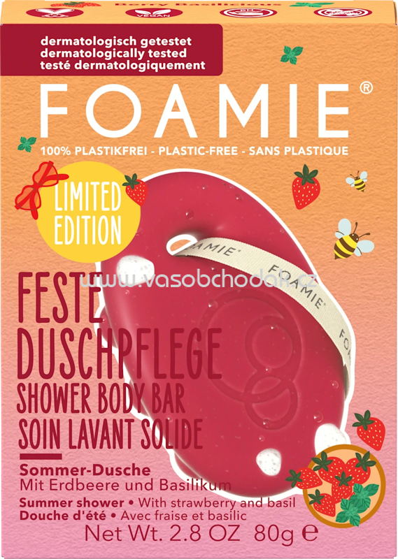 Foamie Festes Duschgel Sommer-Dusche, 80 g Foamie Festes Duschgel Sommer-Dusche, 80 g