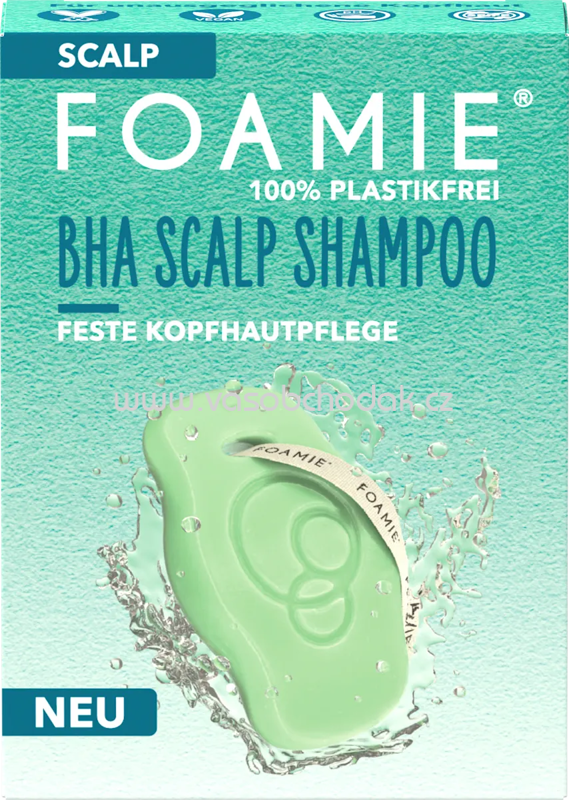 Foamie Festes Shampoo Kopfhautpflege mit Salicylsäure, 80 g Foamie Festes Shampoo Kopfhautpflege mit Salicylsäure, 80 g