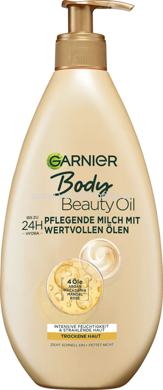 GARNIER Body Körpermilch pflegend mit Ölen, 0,4 l