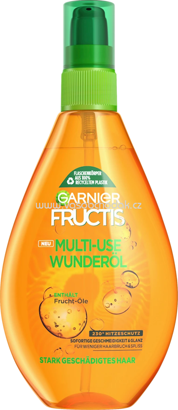 GARNIER FRUCTIS Hitzeschutzspray Wunderöl, stark geschädigtes Haar, 150 ml
