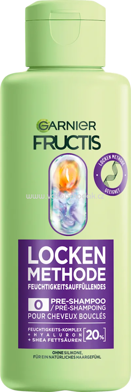 GARNIER FRUCTIS Pre-Shampoo Locken Methode Feuchtigkeit, 200 ml GARNIER FRUCTIS Pre-Shampoo Locken Methode Feuchtigkeit, 200 ml