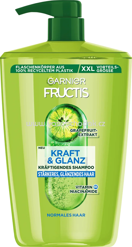 GARNIER FRUCTIS Shampoo Kraft & Glanz, 1.000 ml