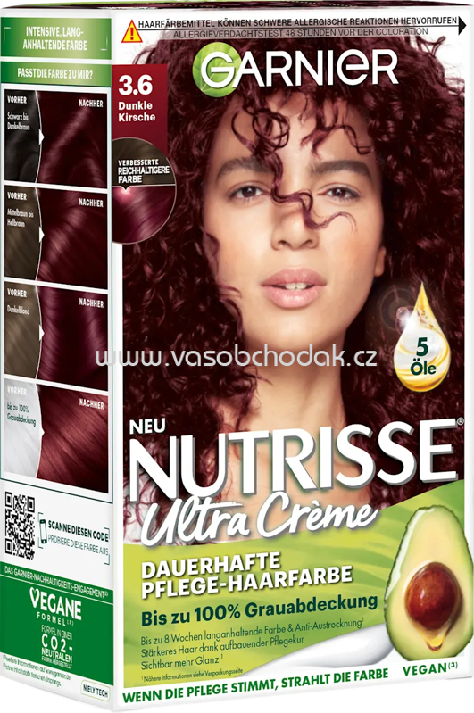 GARNIER NUTRISSE Haarfarbe 3.6 Dunkle Kirsche, 1 St