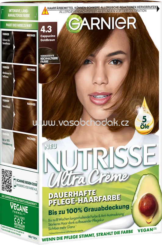 GARNIER NUTRISSE Haarfarbe 4.3 Cappucino Goldbraun, 1 St