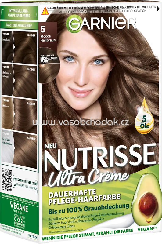 GARNIER NUTRISSE Haarfarbe 5 Mocca Hellbraun, 1 St