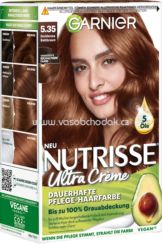 GARNIER NUTRISSE Haarfarbe 5.35 Goldenes Rehbraun, 1 St