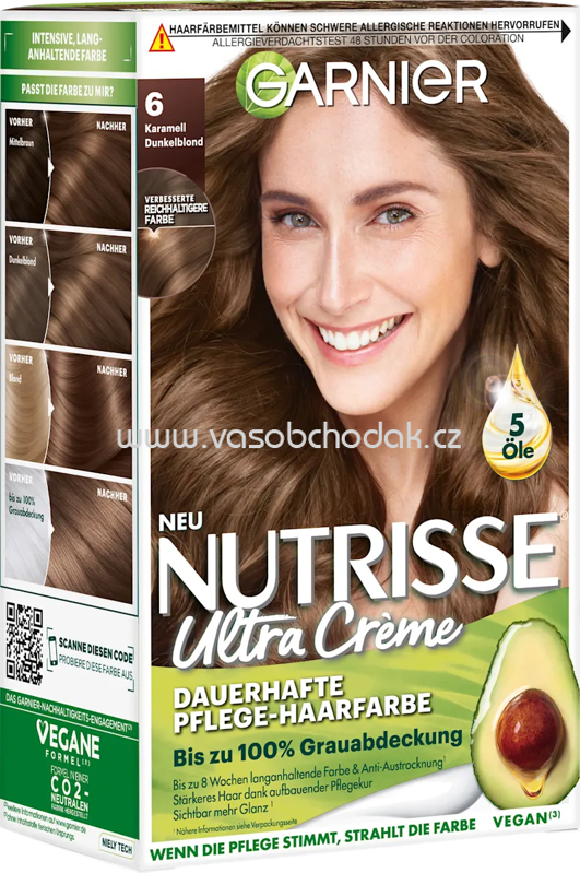 GARNIER NUTRISSE Haarfarbe 6 Karamell Dunkelblond, 1 St