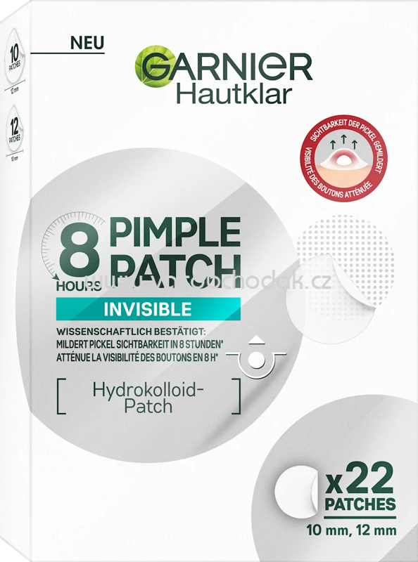 Garnier Skin Active Anti Pickel Pimple Patches Hydrokolloid, 22 St Garnier Skin Active Anti Pickel Pimple Patches Hydrokolloid, 22 St