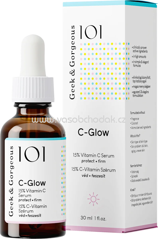 Geek&Gorgeous Serum C-Glow 15% Vitamin C, 30 ml Geek&Gorgeous Serum C-Glow 15% Vitamin C, 30 ml