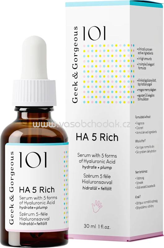 Geek&Gorgeous Serum HA 5 Rich, 30 ml Geek&Gorgeous Serum HA 5 Rich, 30 ml