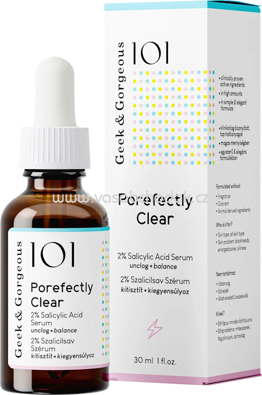 Geek&Gorgeous Serum Porefectly Clear, 30 ml Geek&Gorgeous Serum Porefectly Clear, 30 ml